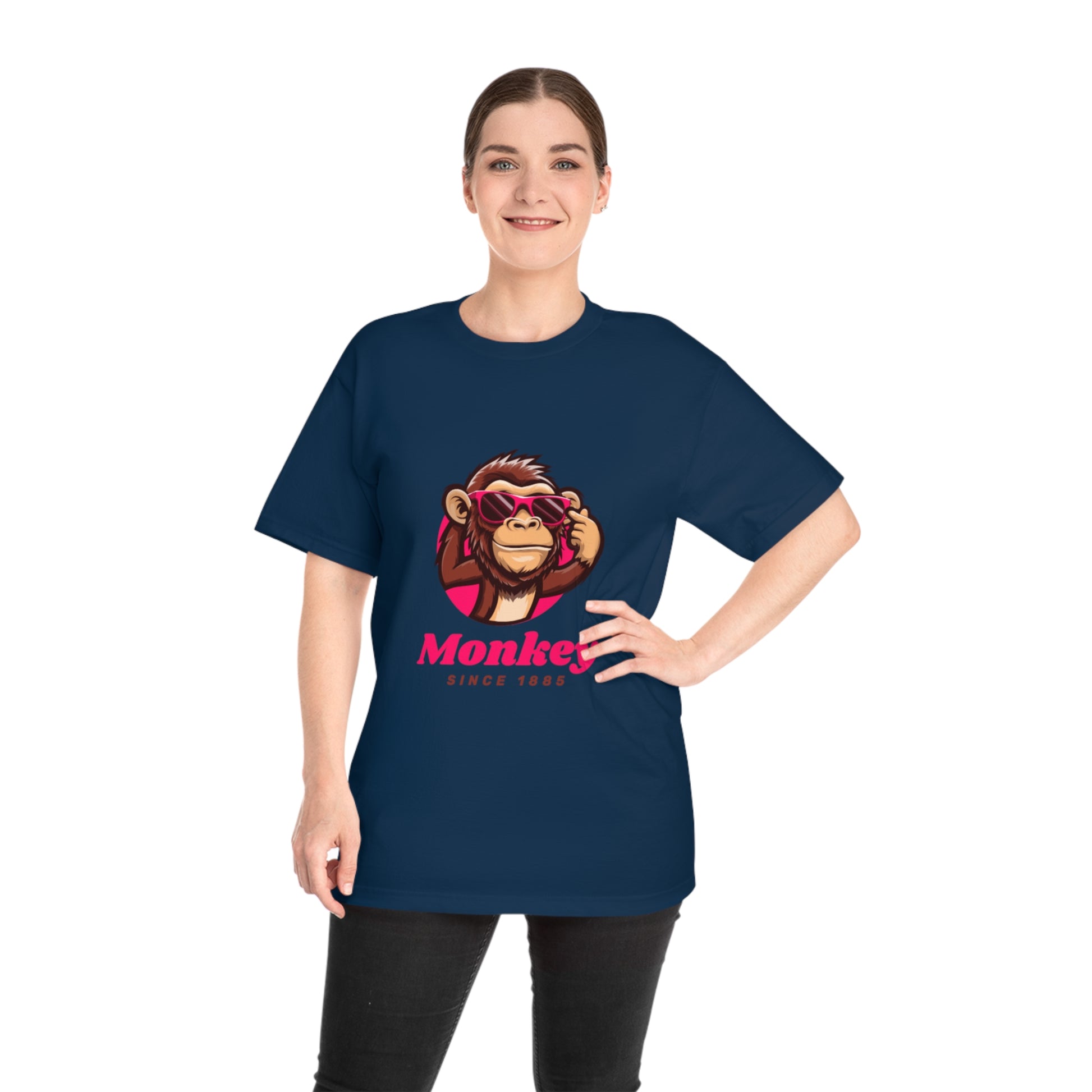 Funny Monkey Graphic Tee, Cool Gift for Animal Lovers, Casual Wear for Men and Women, Birthday Present, Fun Summer Shirt