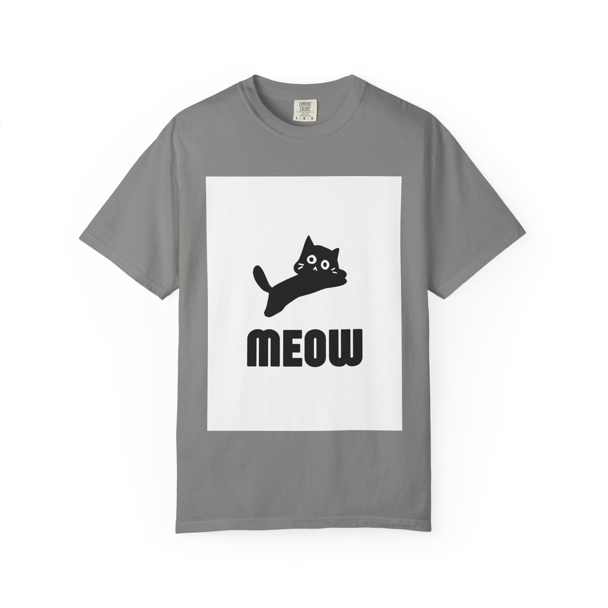 Playful Cat T-Shirt, Meow Tee, Unisex Animal Shirt, Cute Cat Lover Gift, Funny Pet T-Shirt, Casual Wear, Birthday Present