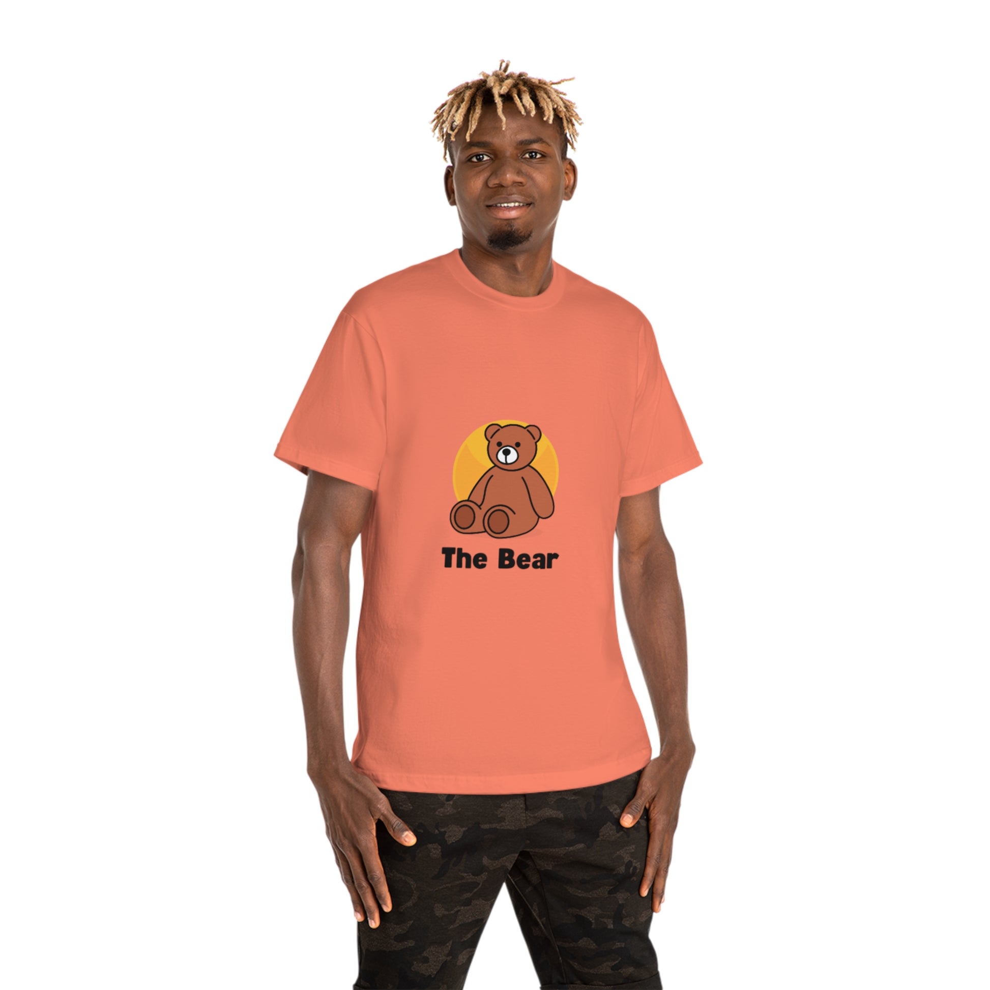 Cute Bear Graphic Unisex T-Shirt, Casual Tee, Animal Lover Gift, Birthday Present, Everyday Wear, Unique Gift Idea