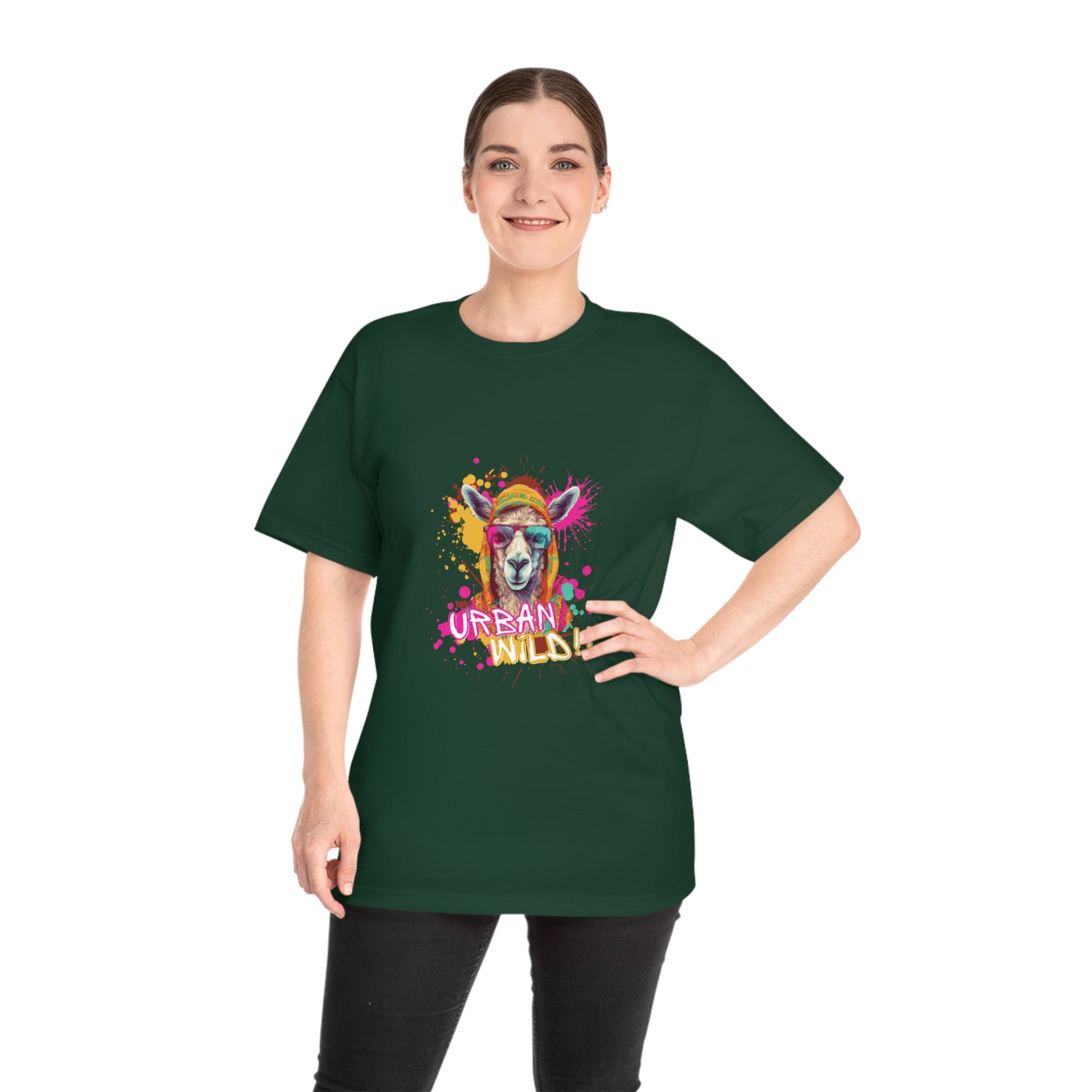 Urban Rebel Unisex T-Shirt | Colorful Animal Art Tee, Streetwear, Unique Gift, Festival Fashion, Casual Wear