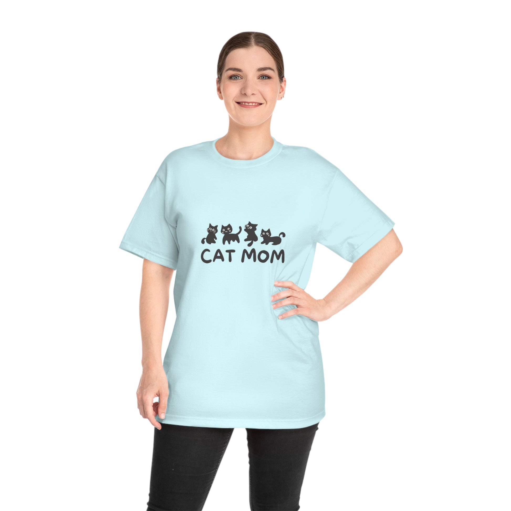 Cat Mom Unisex T-Shirt, Gift for Cat Lovers, Adorable Pet Owner T-Shirt, Funny Cat Tee, Cat Enthusiast Apparel