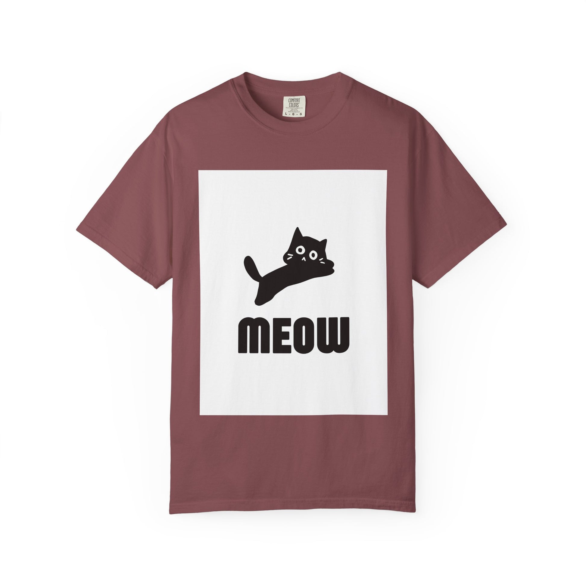Playful Cat T-Shirt, Meow Tee, Unisex Animal Shirt, Cute Cat Lover Gift, Funny Pet T-Shirt, Casual Wear, Birthday Present