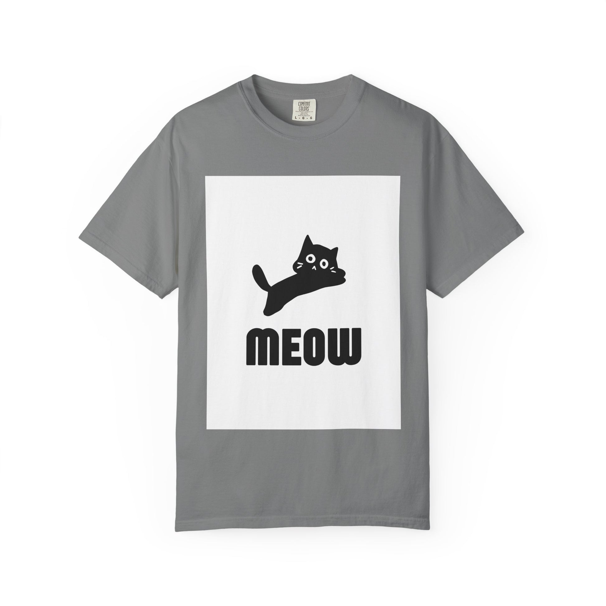 Playful Cat T-Shirt, Meow Tee, Unisex Animal Shirt, Cute Cat Lover Gift, Funny Pet T-Shirt, Casual Wear, Birthday Present
