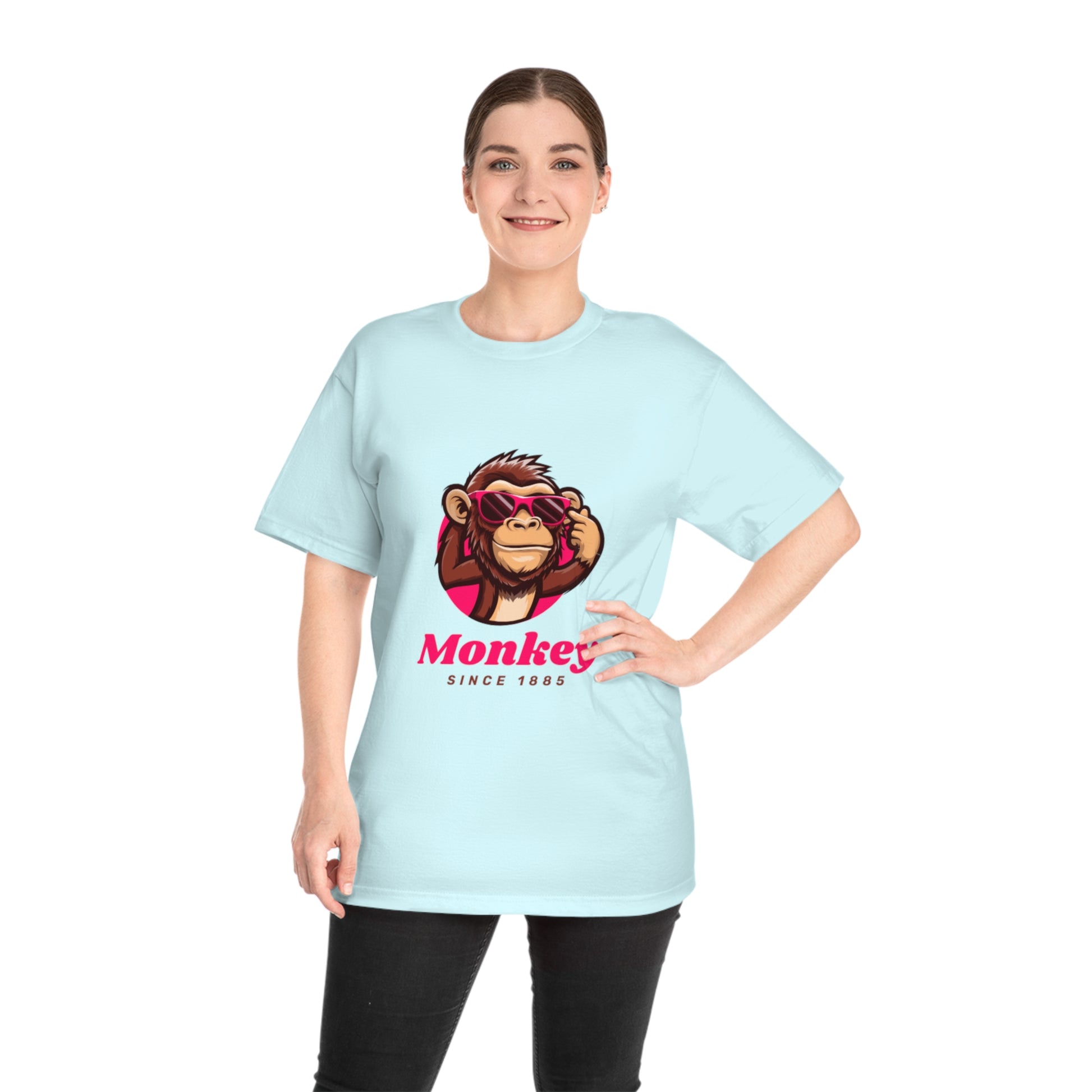 Funny Monkey Graphic Tee, Cool Gift for Animal Lovers, Casual Wear for Men and Women, Birthday Present, Fun Summer Shirt