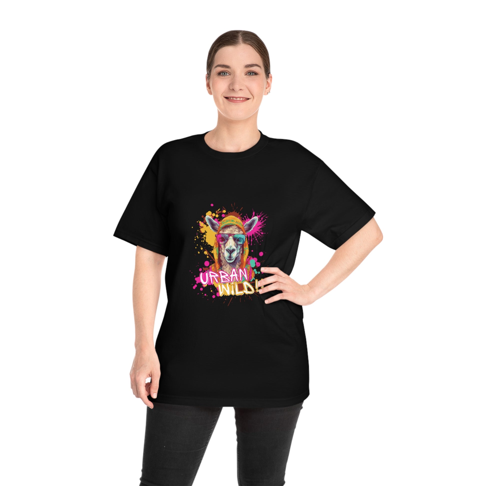Urban Rebel Unisex T-Shirt | Colorful Animal Art Tee, Streetwear, Unique Gift, Festival Fashion, Casual Wear