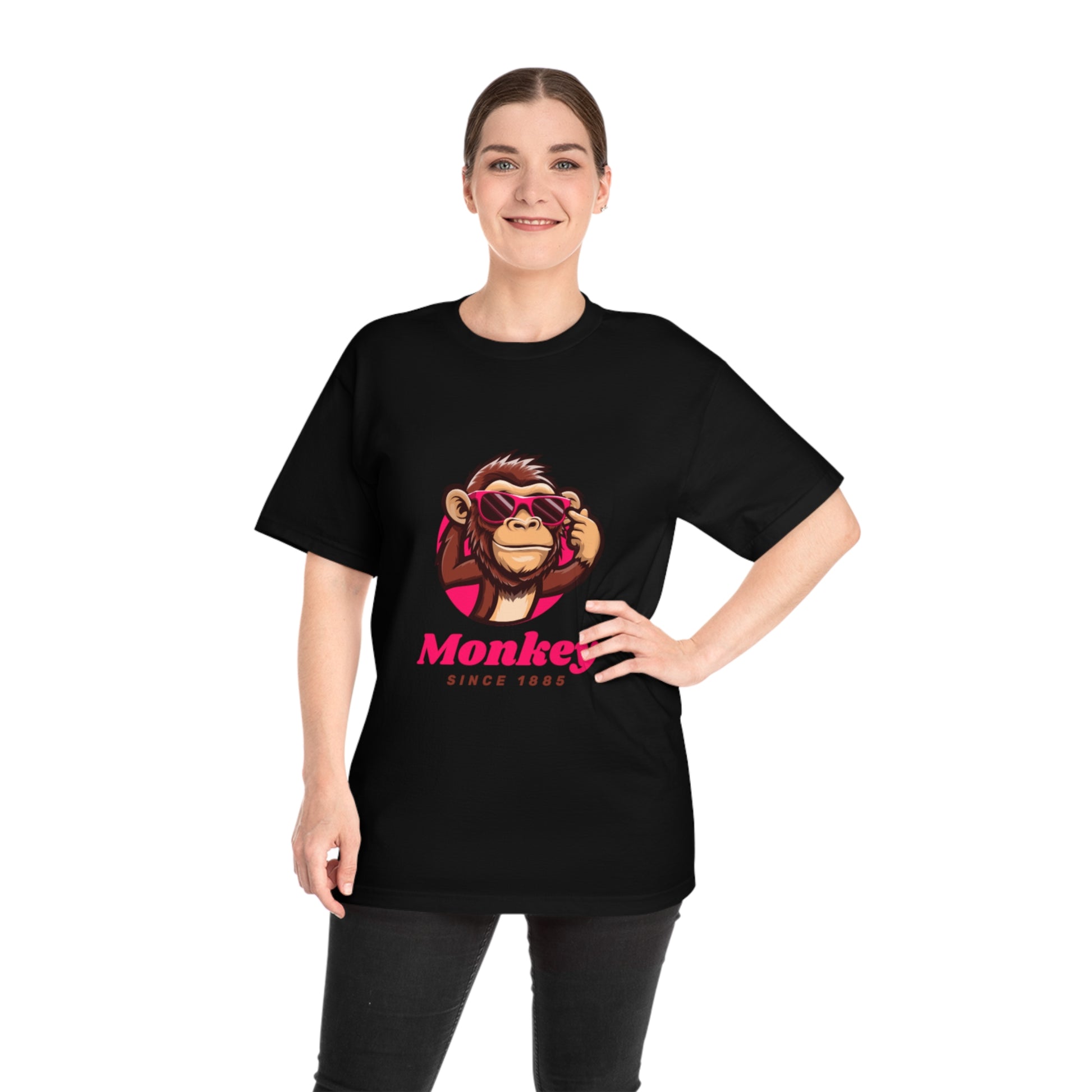 Funny Monkey Graphic Tee, Cool Gift for Animal Lovers, Casual Wear for Men and Women, Birthday Present, Fun Summer Shirt
