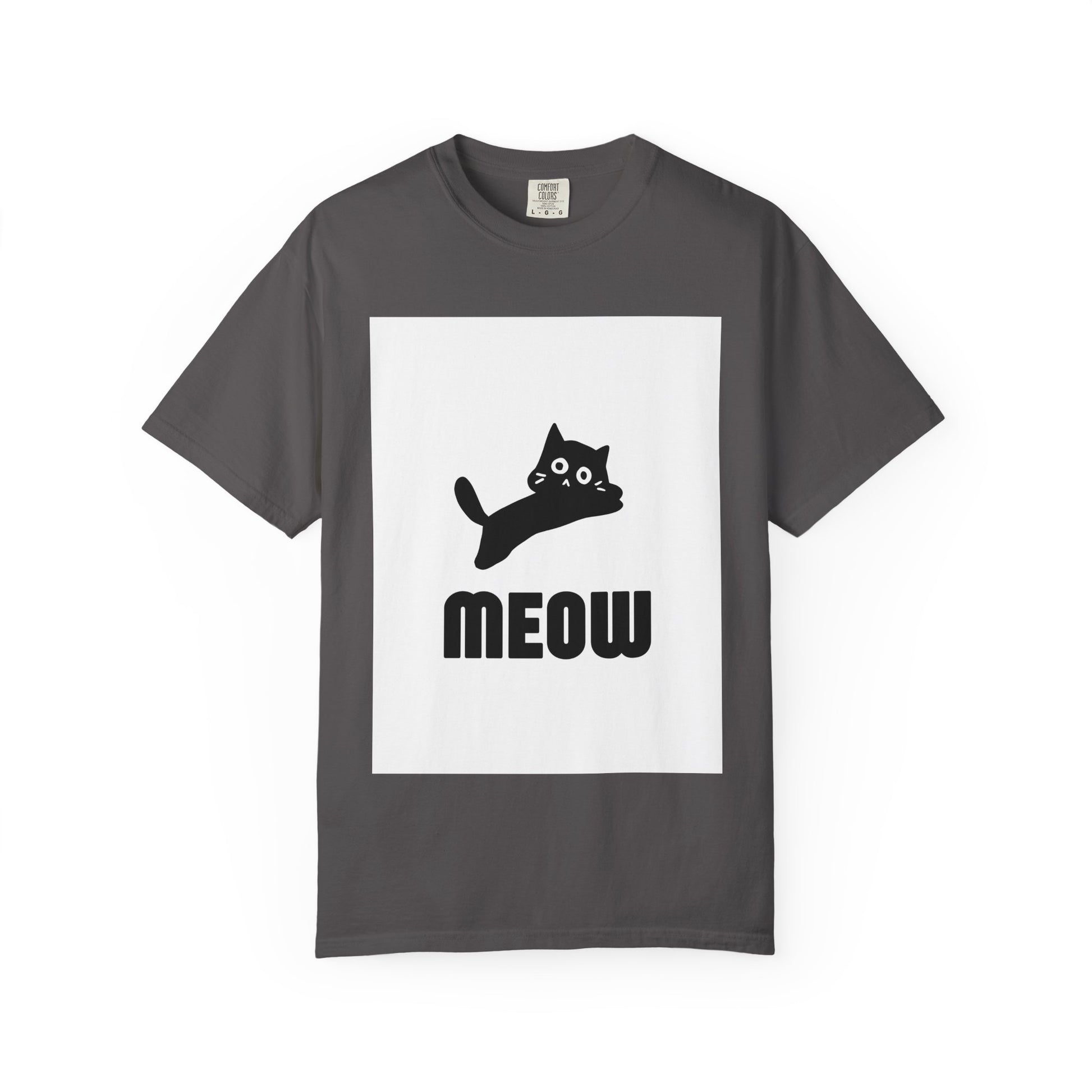 Playful Cat T-Shirt, Meow Tee, Unisex Animal Shirt, Cute Cat Lover Gift, Funny Pet T-Shirt, Casual Wear, Birthday Present