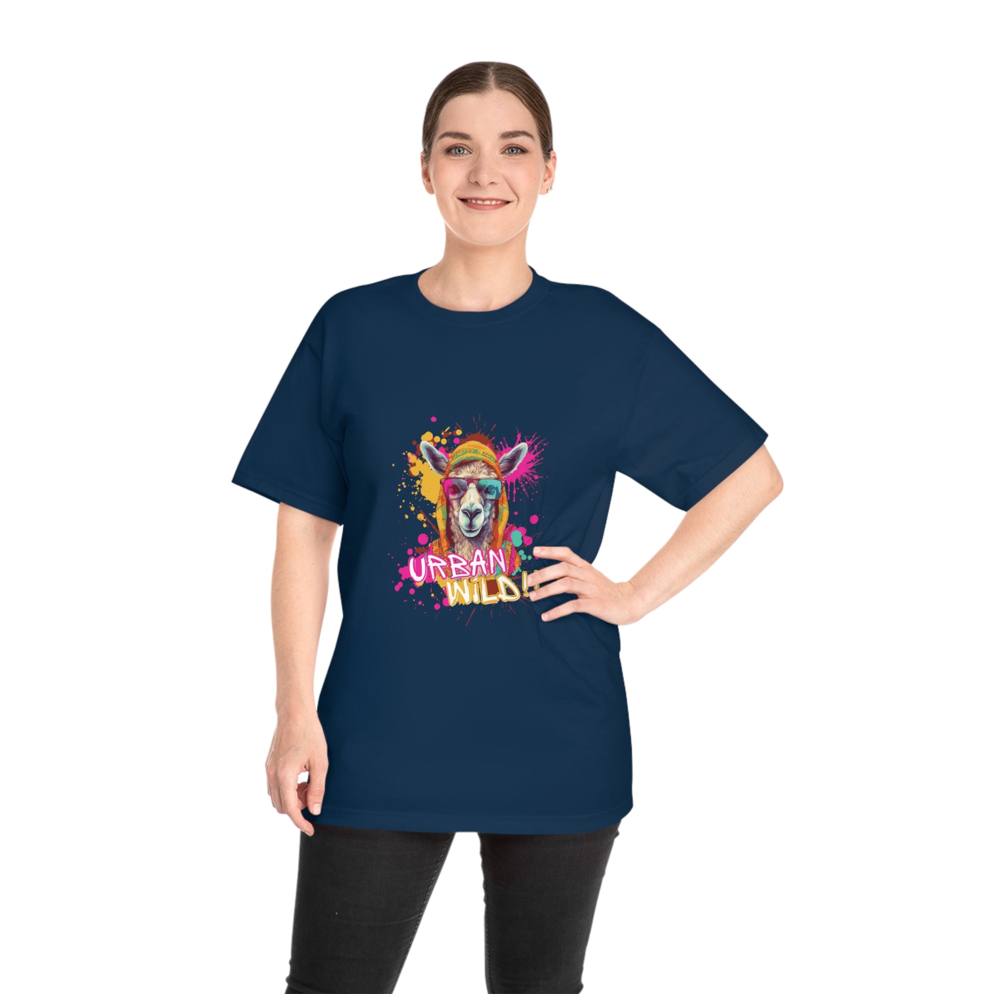 Urban Rebel Unisex T-Shirt | Colorful Animal Art Tee, Streetwear, Unique Gift, Festival Fashion, Casual Wear