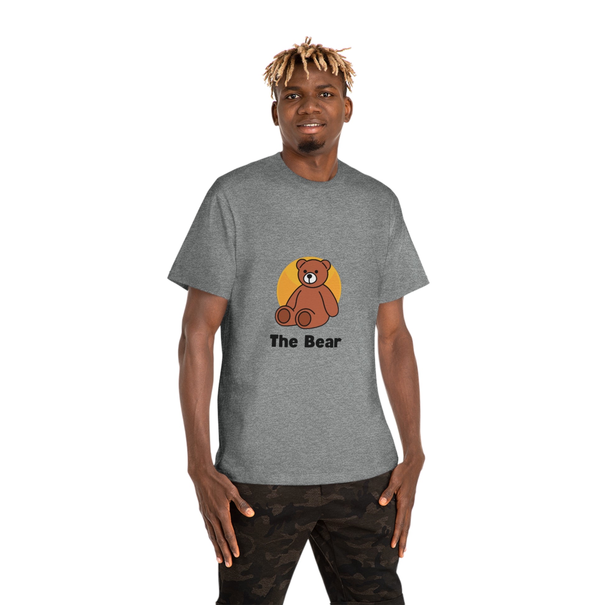 Cute Bear Graphic Unisex T-Shirt, Casual Tee, Animal Lover Gift, Birthday Present, Everyday Wear, Unique Gift Idea