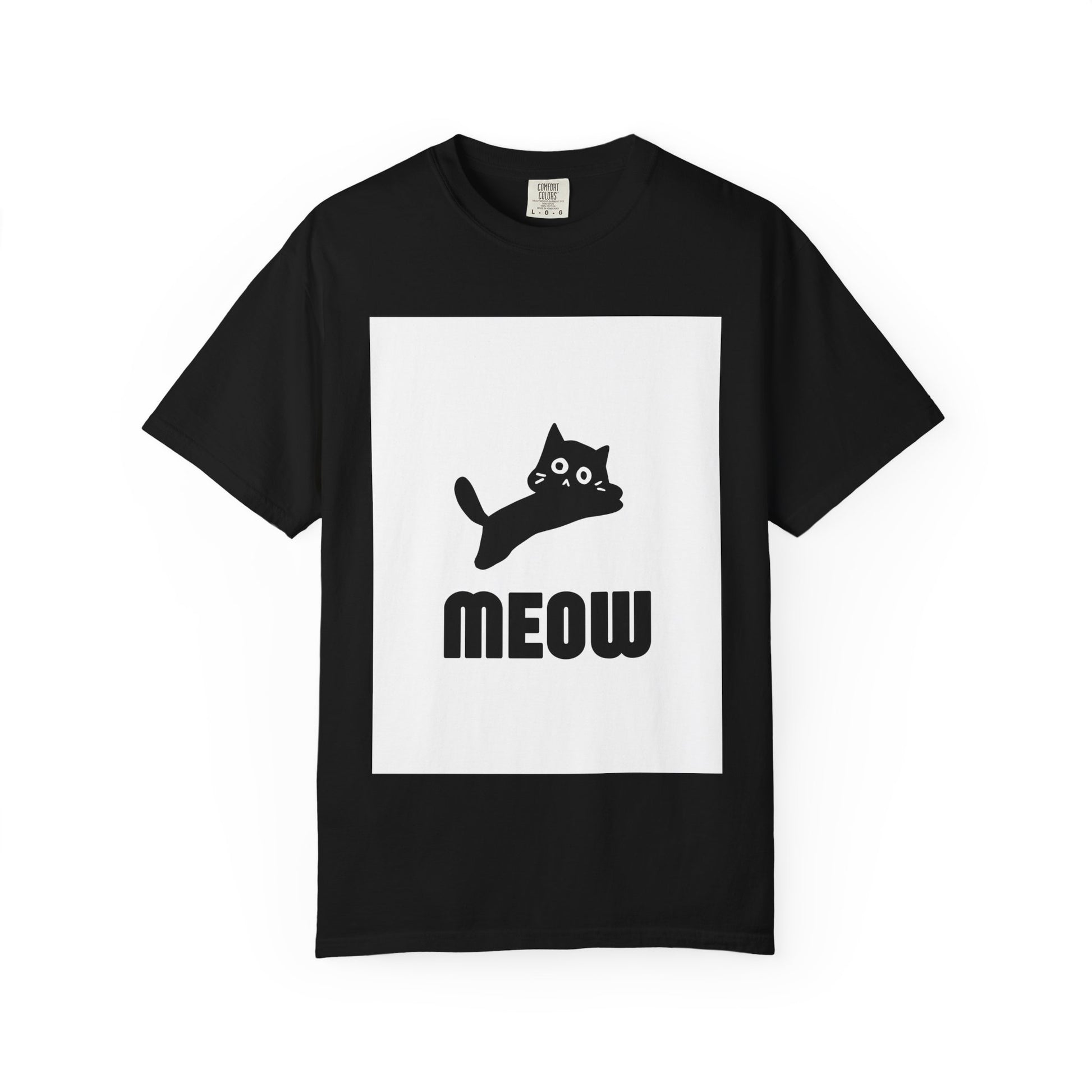 Playful Cat T-Shirt, Meow Tee, Unisex Animal Shirt, Cute Cat Lover Gift, Funny Pet T-Shirt, Casual Wear, Birthday Present
