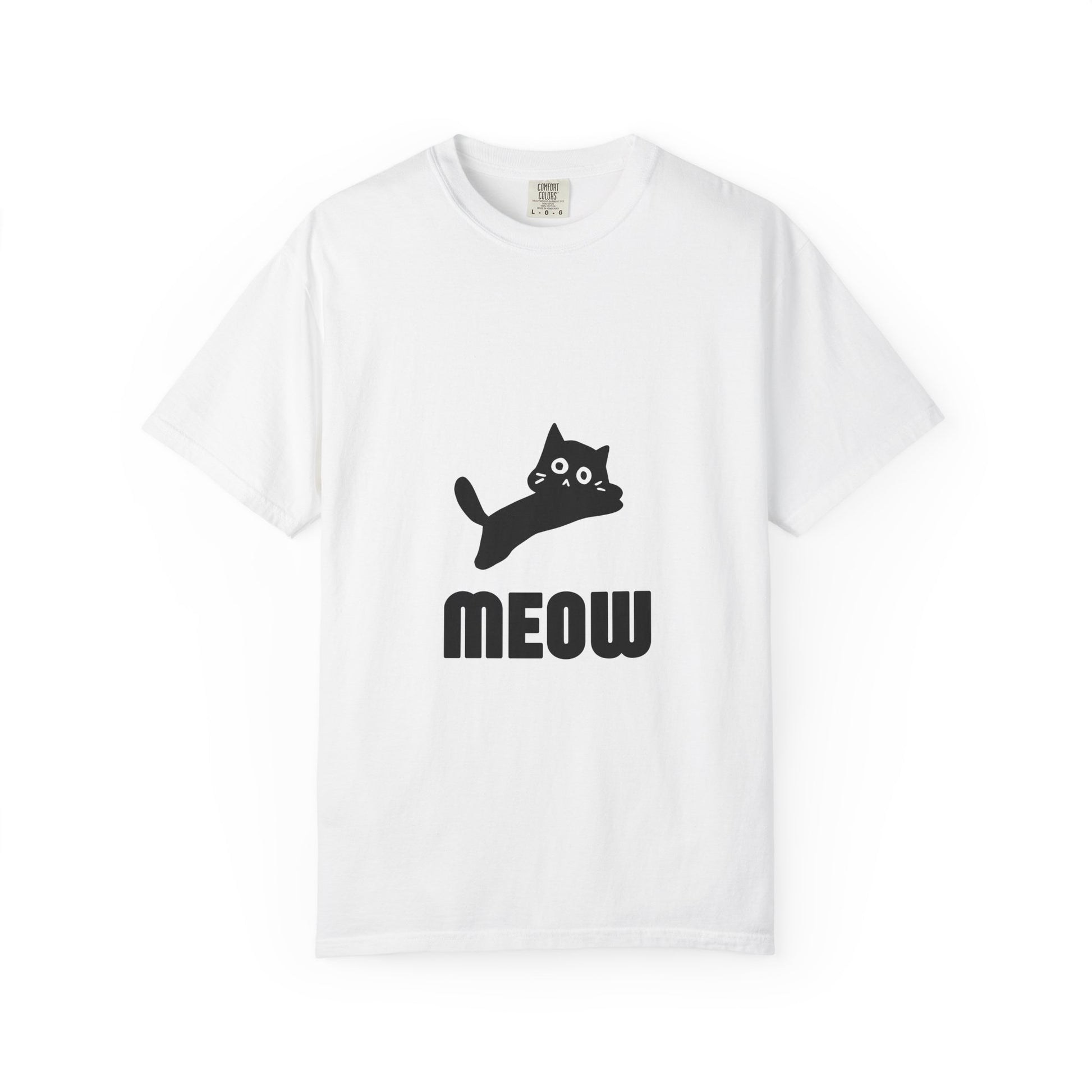 Playful Cat T-Shirt, Meow Tee, Unisex Animal Shirt, Cute Cat Lover Gift, Funny Pet T-Shirt, Casual Wear, Birthday Present