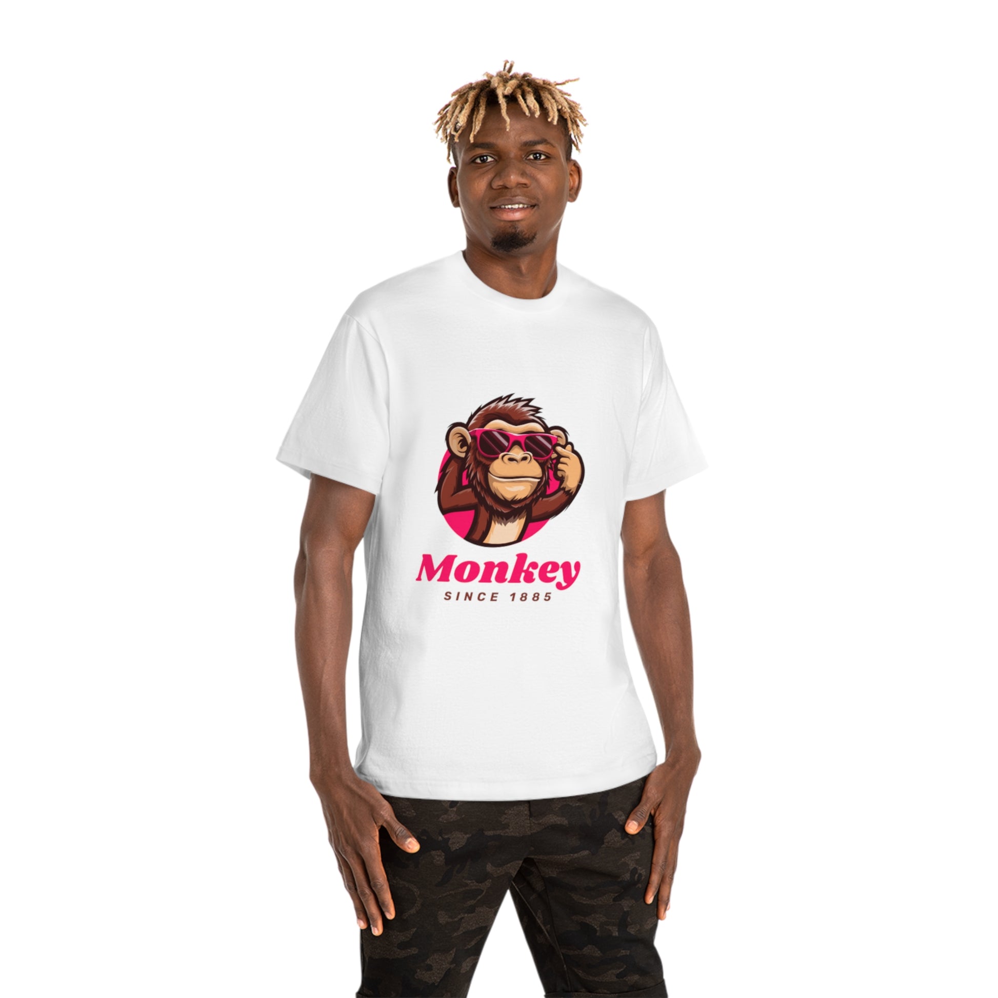 Funny Monkey Graphic Tee, Cool Gift for Animal Lovers, Casual Wear for Men and Women, Birthday Present, Fun Summer Shirt