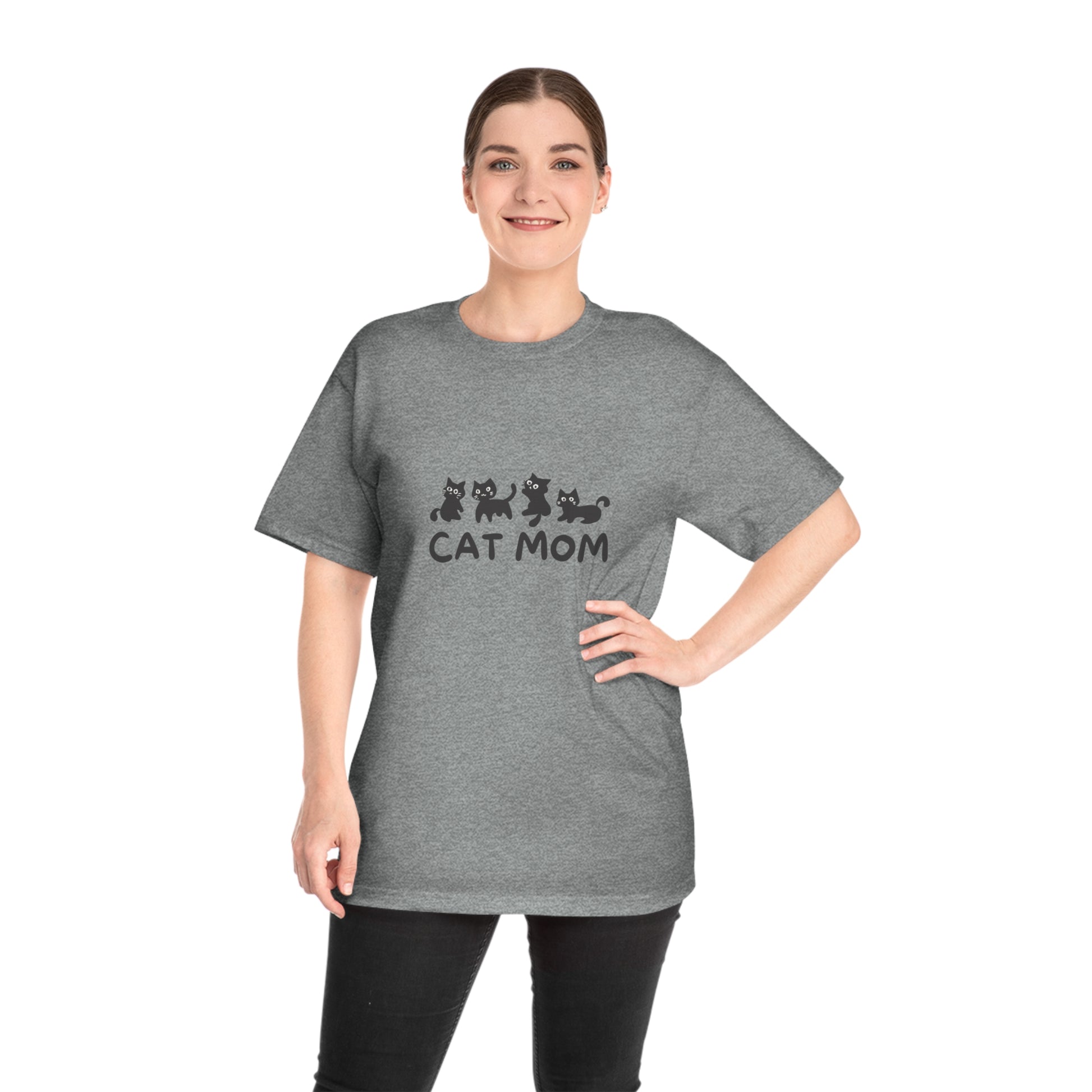 Cat Mom Unisex T-Shirt, Gift for Cat Lovers, Adorable Pet Owner T-Shirt, Funny Cat Tee, Cat Enthusiast Apparel