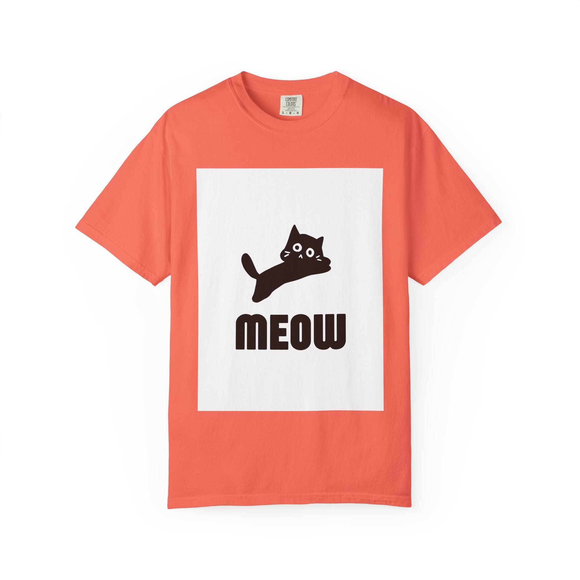 Playful Cat T-Shirt, Meow Tee, Unisex Animal Shirt, Cute Cat Lover Gift, Funny Pet T-Shirt, Casual Wear, Birthday Present